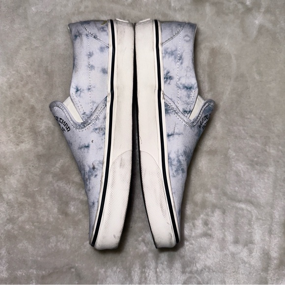 Vans X Park Project White Tie Dye Embroidered Slip On Sneaker Size W7.5 M6 - Picture 6 of 12